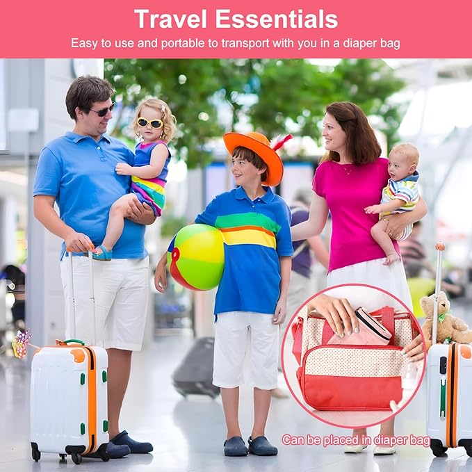 Toddler Airplane Bed, Kids Airplane Seat Extender Travel, Kids Airplane Travel Essentials, Must Have for Toddlers, Portable Plane Bed for Flights