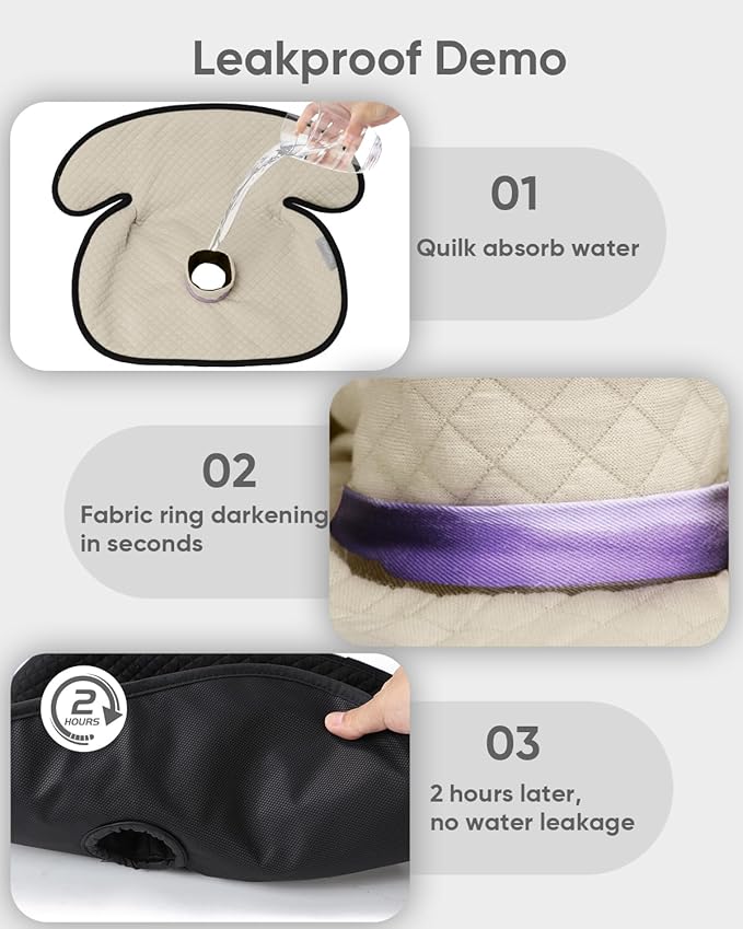 TinlyFinly 2 Pack Baby Potty Training Car Seat Protector, Waterproof Car Seat Liner for Potty Training Toilet, Baby Infant Toddler Piddle Pad Fits for Carseat, Stroller, Highchair - 2 Pack, Beige