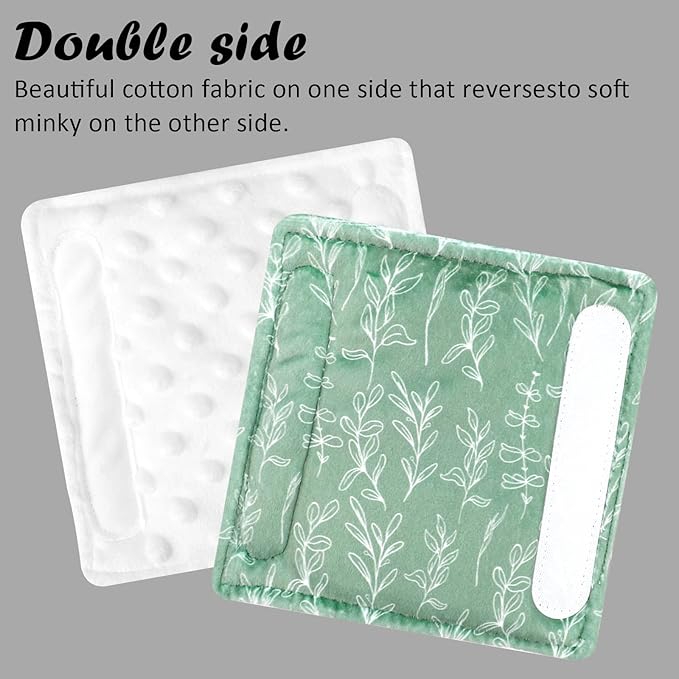 Baby Car Seat Strap Covers Shoulder Pads for Baby Kid, Super Soft Infant Carseat Belt Covers for All Car Seat Stroller,Green Sage