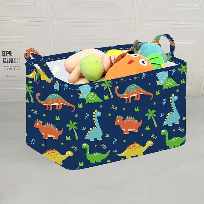 ACMUUNI Rectangle Gift Shelf Nursery Storage Basket Laundry Hamper Storage Box and Bins for Home Clothes with Handles