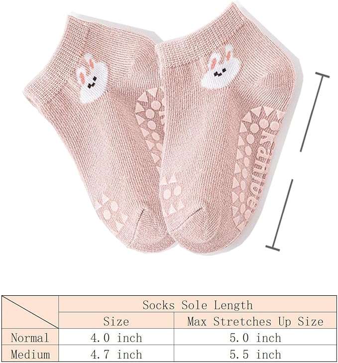 TFTSR Baby Knee Pads for Crawling (3 Pairs) and Baby Socks for Walking (3 Pairs), Walking Protector for Toddler Kid Girls Boy