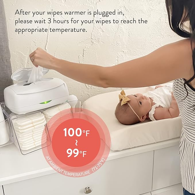Prince Lionheart Ultimate Wipes Warmer with Integrated Nightlight Pop-Up Wipe Access.All Time Worldwide#1 Selling Wipes Warmer.It Comes with an everFRESH Pillow System That Prevent Dry Out(Pack of 6)