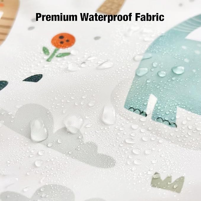 PandaEar 5 Pack Baby Long Sleeve Bibs| Waterproof Full Sleeve Bib for Baby Infant Toddler 6-36 Months