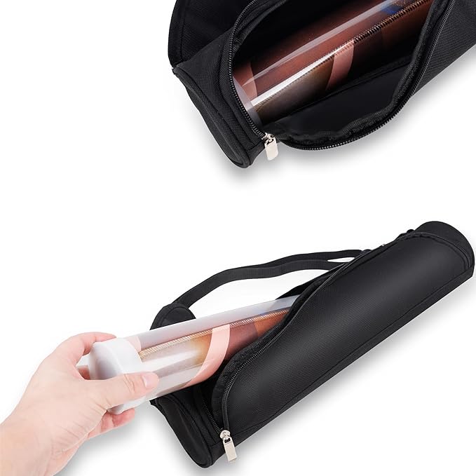 MTG Playmat Tube Case Storage Carry Bag Gaming Playmat Container for 14Inch or 15Inch TCG/MTG Playmat With Adjustable Shoulder Strap