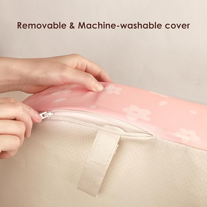 Tiny Marvels Baby Changing Pad with Cover, Waterproof Diaper Changing Pad with Non-Slip Base, Soft Contoured Changing Pad for Dresser, Nursery & Travel