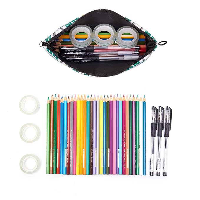 WANDF Cosmetic Bag for Women Makeup bag Organizer Small Mini Makeup Pouch for Purse Water Resistant Girls Gift (Sloths)