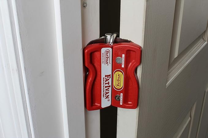 The Original Fat Ivan Fold Up Doorstop Wedge with Magnet - for Moving Office Home or School - Great for Police, Admin, Firefighters and Any time You Need a Door to Stay Open