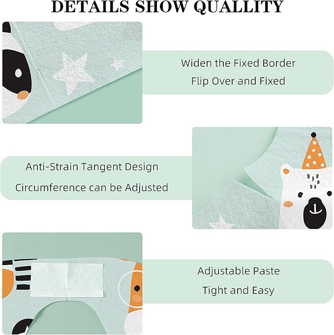 Baby Disposable Bibs Travel Feeding Bib 25pcs - Leakproof Liner, Food Catcher Pocket for 6-18 Months Babies Toddlers