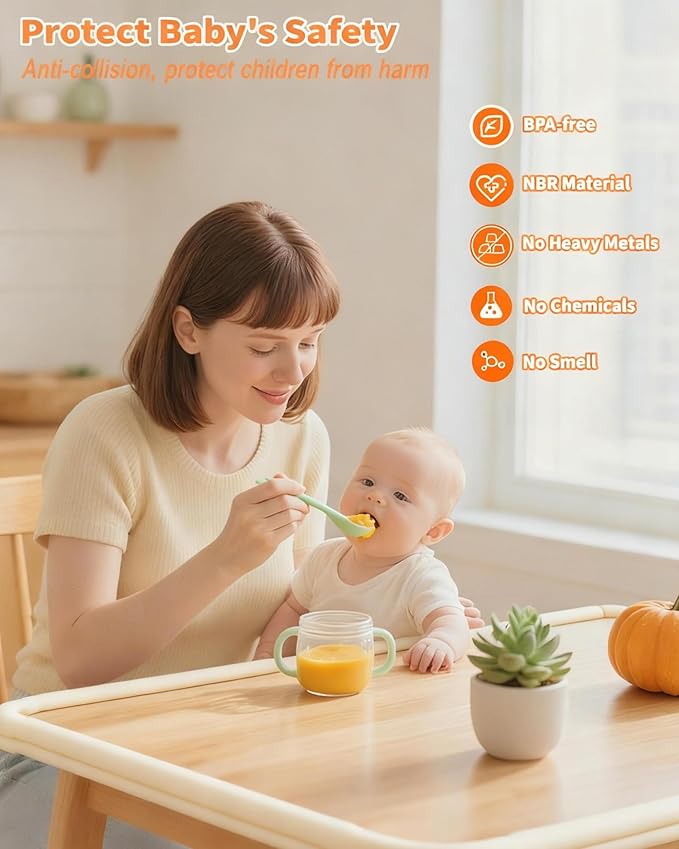 QYV Edge Corner Protector Baby Proofing, 6.56FT 0.6'' Thicken L-Shape Furniture Fireplace Safety Bumper Guard with 6 Corners, Pre-Taped, Soft NBR Rubber Foam, Table Edge Protector for Baby (Beige)