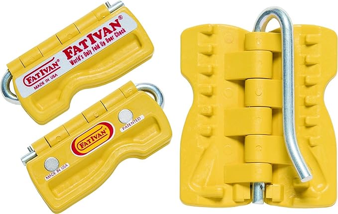 The Original Fat Ivan Fold Up Doorstop Wedge with Magnet - for Moving Office Home or School - Great for Police, Admin, Firefighters and Any time You Need a Door to Stay Open