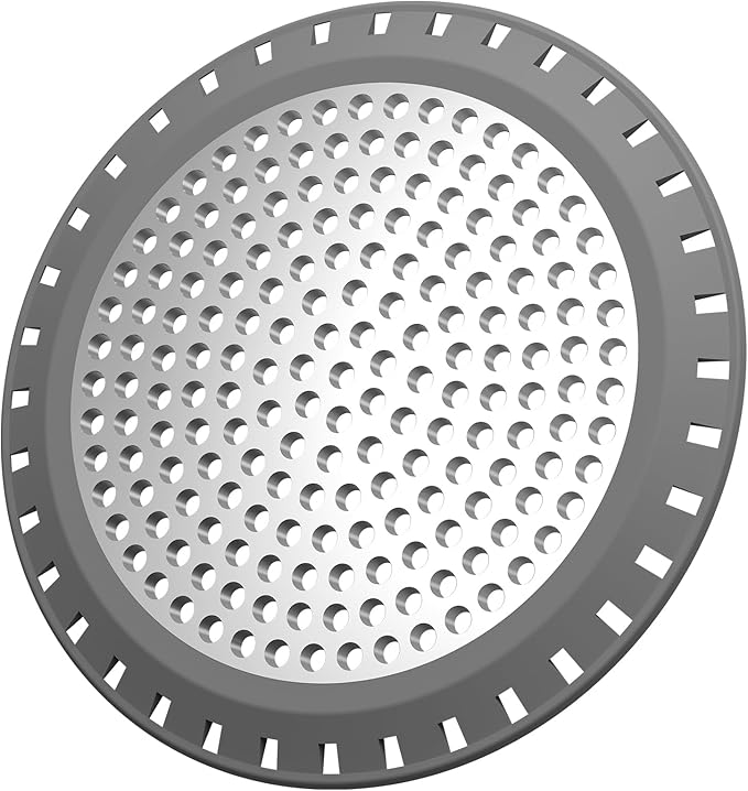 Shower Drain Hair Catcher,Aluvor Shower Drain Cover Bathtub Drain Strainers Weighted Metal Hair Trap Stopper Sink Protector Filter Bathroom Flat Strainer Stopper