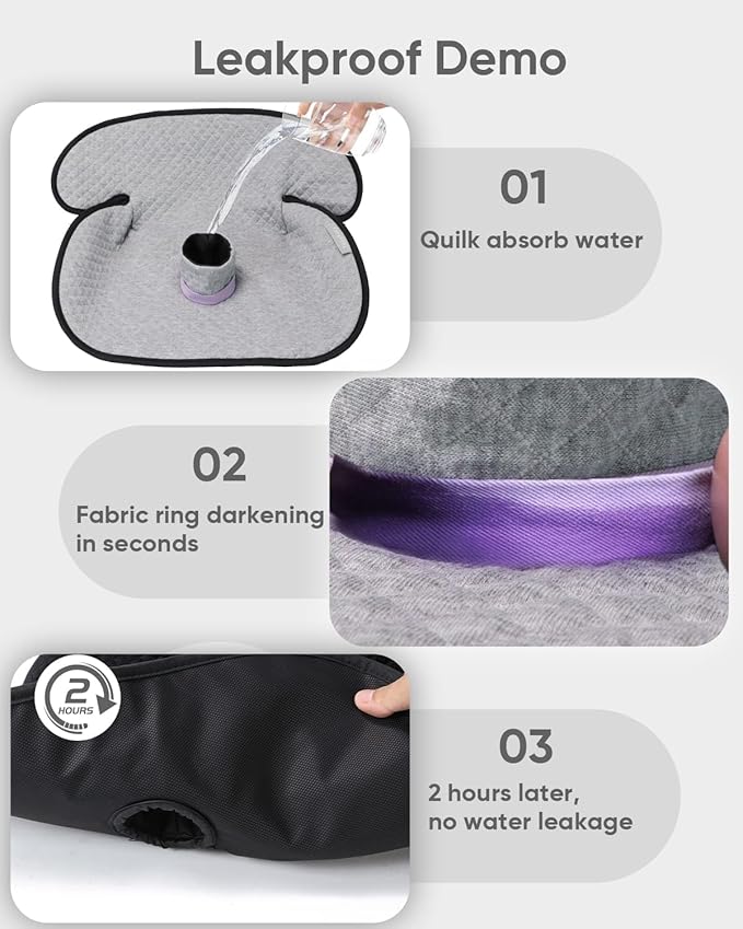 TinlyFinly 2 Pack Baby Potty Training Car Seat Protector, Waterproof Car Seat Liner for Potty Training Toilet, Baby Infant Toddler Piddle Pad Fits for Carseat, Stroller, Highchair - 2 Pack, Gray