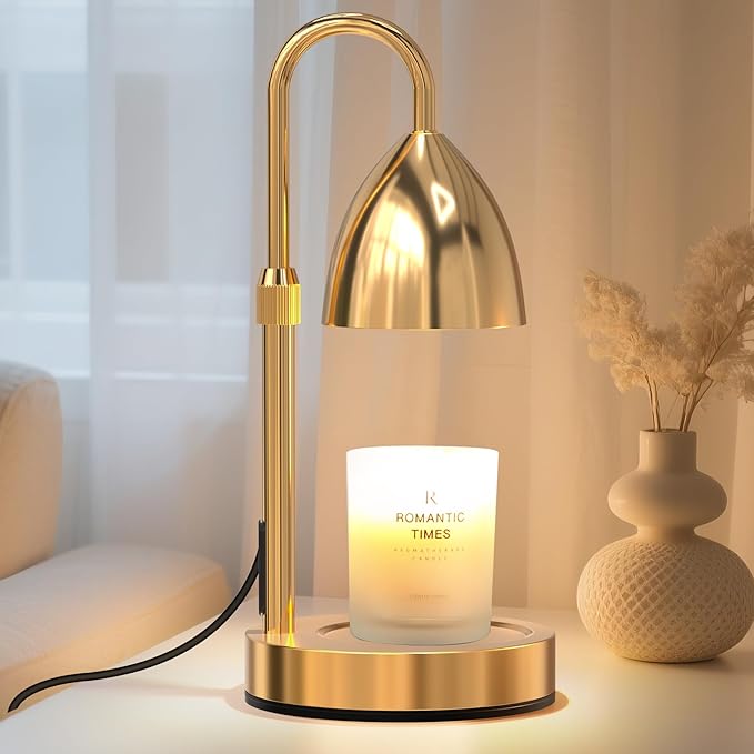 Candle Warmer Lamp with Timer Dimmable, Lamp Candle Warmer Birthday Gifts for Women, Adjustable Wax Melter Warmer for Jar Candles, House Warming Gift Home Decor