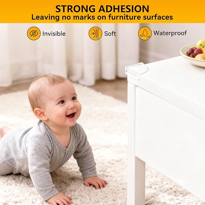 8pcs,Table Corner Protector, Corner Protector to Cover Sharp Furniture, Clear Furniture Corner Guards & Edge Safe Anti-Collision Bumpers, Suitable for Table Corner Cabinet Corner Window Corner
