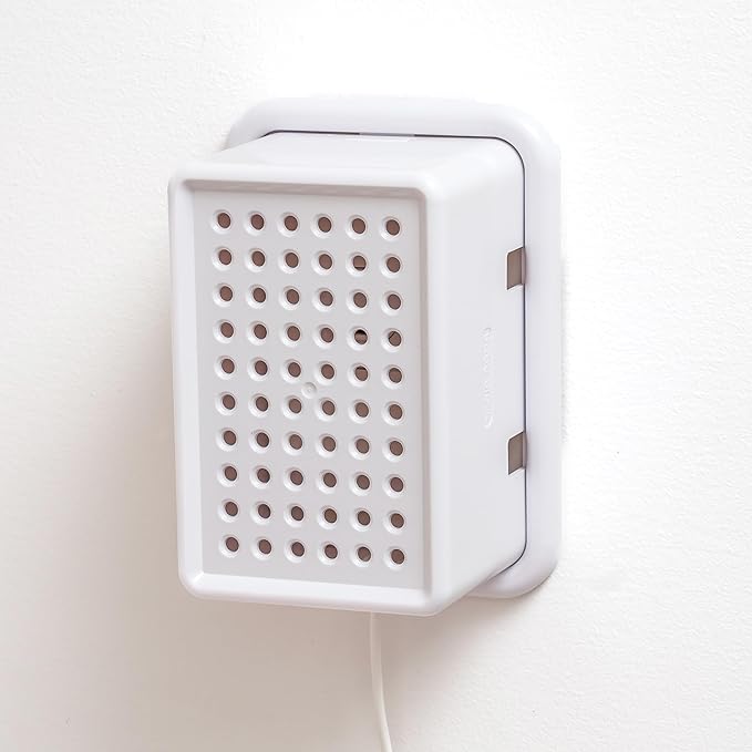 Extra Large Outlet Cover Box for Bulky Plugs & Doorbell Transformers – Oversized Baby Proof Outlet Box Cover, Childproof Outlet Covers for Power Bricks, Adapters & Horizontal Plugs