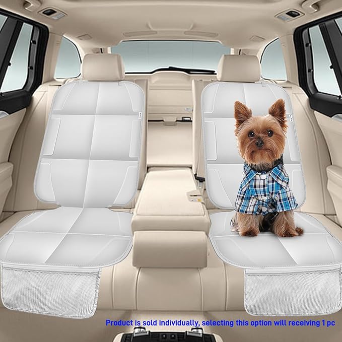 Meolsaek Car Seat Protector, Durable Car Seat Protector for Child, Waterproof Thick Pad Car Seat Cover for Back Seat Protecor (No Imprints)