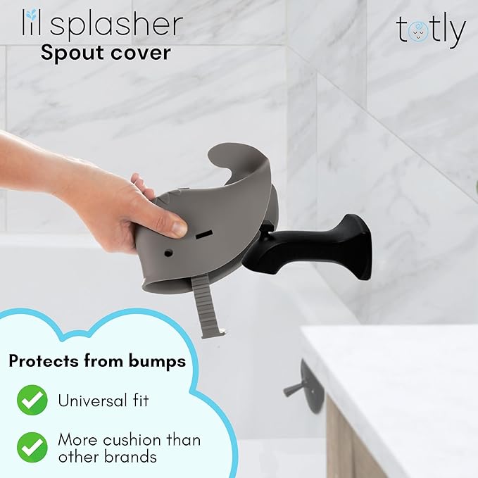 6pcs Bath Kneeler and Elbow Rest pad Set - Complete Bathtime Kit with 2 Cushions, Rinse Cup, Spout Cover, Thermometer & Non-Slip Mat