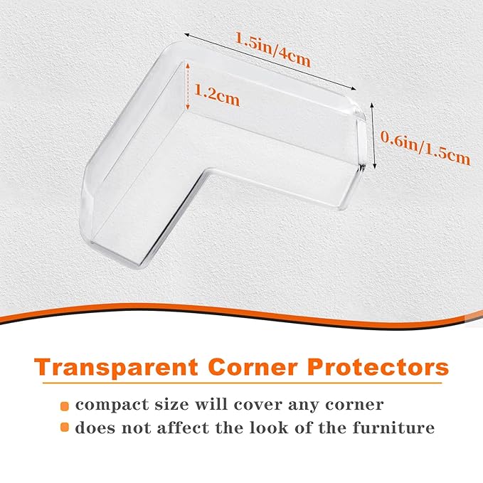 Corner Guards, (28 Pack) Corner Protectors Baby Proof Corners and Edges Furniture Table Protectors Corner Covers Baby Safety Bumpers Cushion, Baby Proofing, Clear