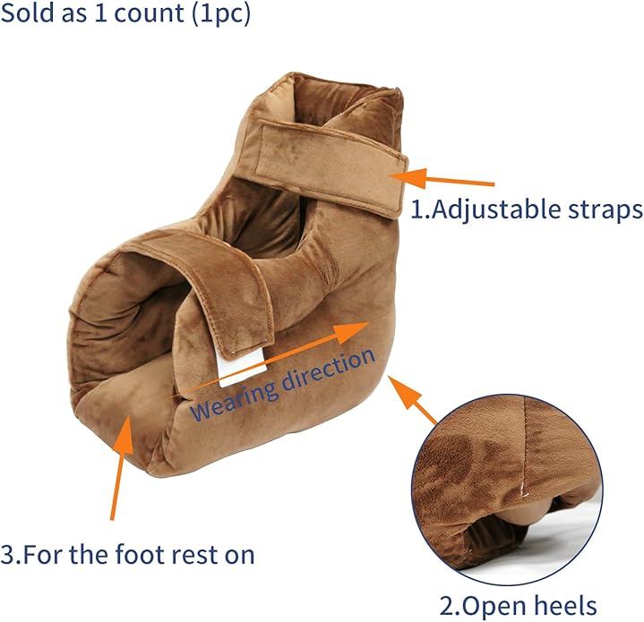 EZ Assistive Heel Protectors Remove Pressure and Bedsores for Healing Therapy of Heel Pressure and Deep Tissue Injury,Heel
