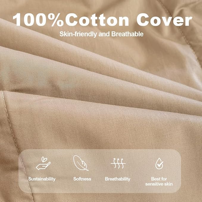 Baby Lounger, Baby Nest Cover for Baby, Reversible & Breathable Cotton, Adjustable Baby Floor Seat for Tummy Time, Portable Infant Lounger, Essentials for Newborns (Beige)