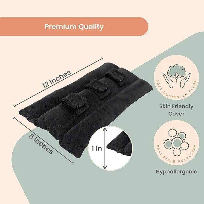 MOYOAMA Seat Belt Pillow Post Surgery- Seatbelt Pillows for Post-Surgery, Chemo Port Pillow for Seat Belt, Port Pillows for Chemo Patients Seatbelt, Seatbelt Cushion for Heart Surgery Recovery Gifts