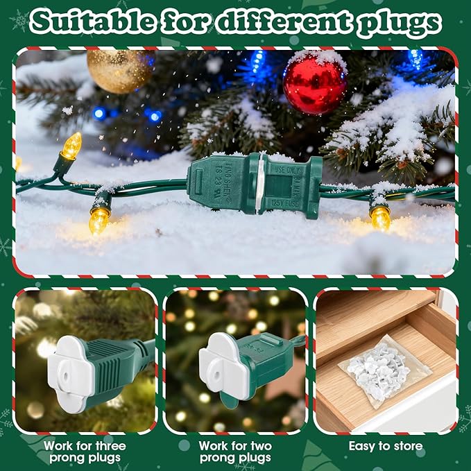 60 Sets Weatherproof Gaskets and Plug Covers Outdoor Waterproof Outlet Plug Covers Extension Gfci Electric Cord Protectors Christmas Lighting Installation Weatherproof Gaskets Kits Stop Gfci Tripping