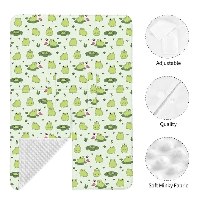 Frog Baby Car Seat Canopy Cover Multi Use Nursing Cover for Mom Nursing Covers Newborn Frog Shower Gift