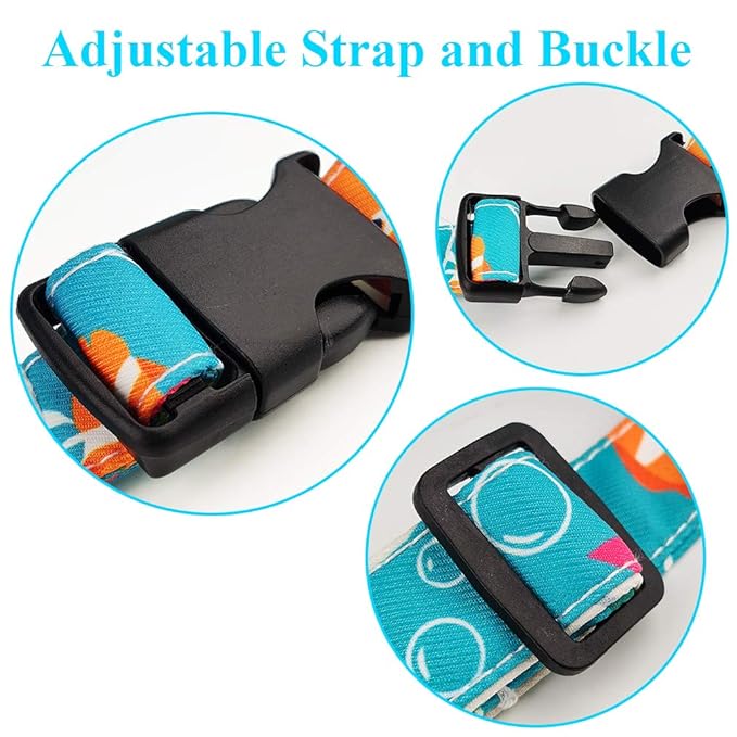 Dining Chair Heightening Cushion Portable Dismountable Adjustable Highchair Booster for Baby Toddler Kids Infant Washable Thick Chair Seat Pad Mat (Green Ocean)
