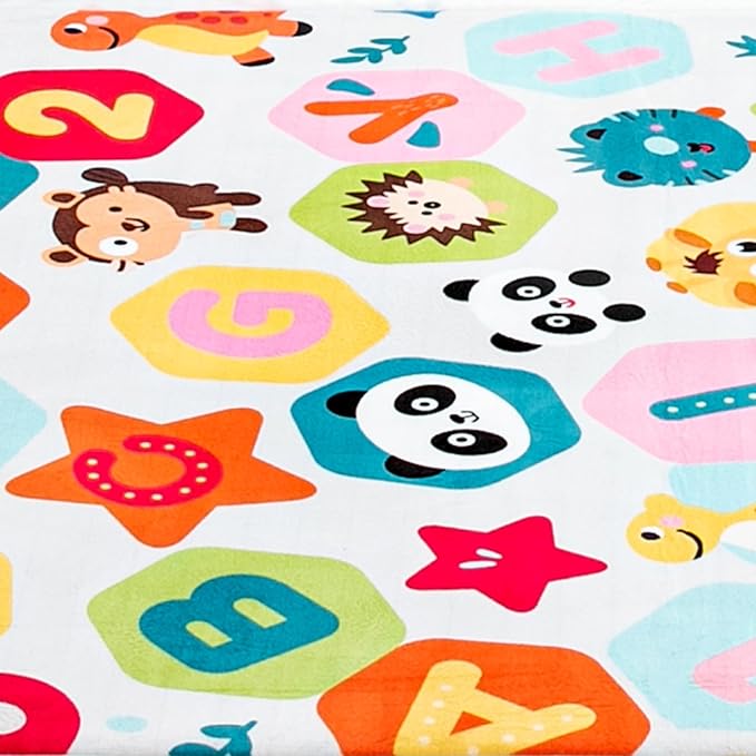 Baby Play Mat for Floor,1.3" Thick Elasti-Foam Playpen Mat for Tummy Time, Easy Care with Non-Slip Cushioned for Infant,Kids and Toddler Crawling