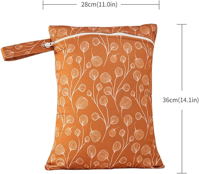 XIIDELIC Wet Dry Bag for Baby, Swimsuit, Diaper Bag & Travel - Waterproof Reusable Leakproof Pouch for Wet Clothes, Swimsuits, Pool, Beach, and Gym