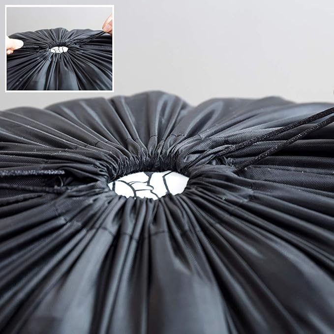 Multipurpose Extra Large Laundry Bag Storage Bag (27"x35", Black)