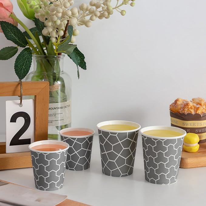 Huifany 600 Pack 3 oz Paper Cups, Small Bathroom Cups Disposable Mouthwash Cups, Mini Paper Cups for Bathroom, Party, Picnic, Travel and Event