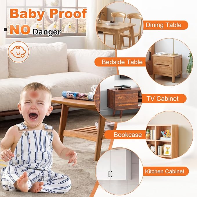 12 Pack Corner Protector Baby Corner Guards Furniture Corners & Edges Safety Bumpers Corner Covers Baby Safety for Sharp Edges