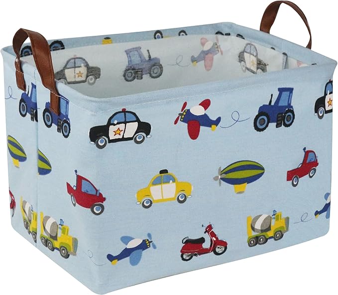 HKEC Rectangle Storage Basket, Storage Bins with Handles, Books Box, Gift Baskets(Car)