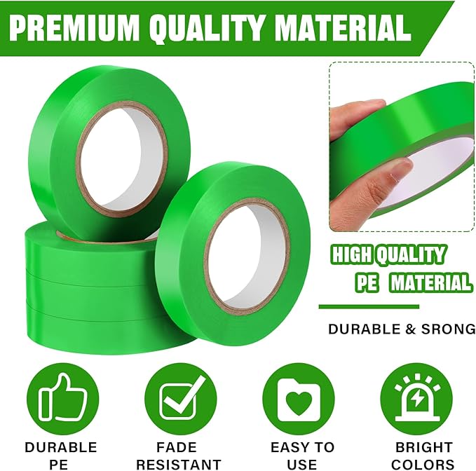 Frienda Floor Vinyl Tape 1/2inch Floor Marking Court Tape Outdoor Playing Field Marking Equipment for Social Distancing Gyms, Athletics, Equipment