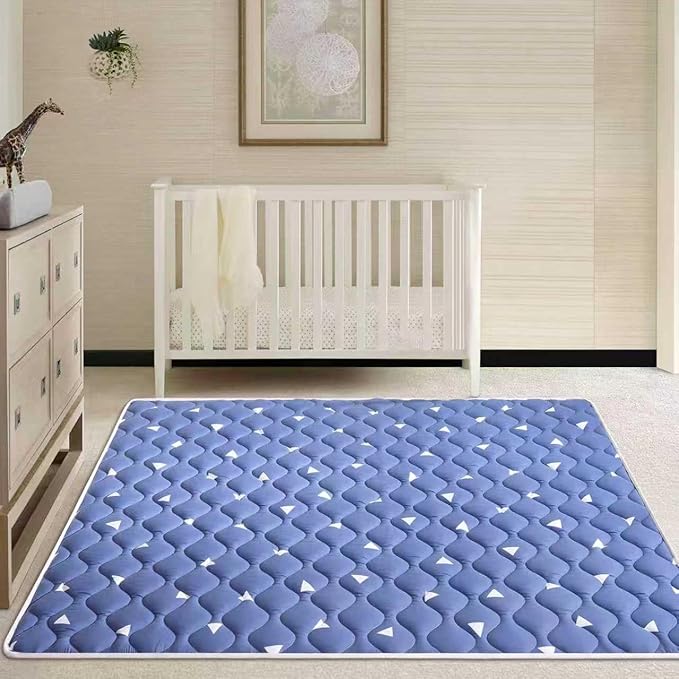 Baby Play Mat for Floor 71" X 59", Premium Thicken Foam One-Piece Crawling Mat, Extra Large Non-Slip Cushioned Activity Playmats for Babies, Toddlers, Infants, Play & Tummy Time