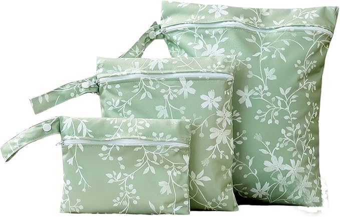 XIIDELIC Wet Dry Bag for Baby, Swimsuit, Diaper Bag & Travel - Waterproof Reusable Leakproof Pouch for Wet Clothes, Swimsuits, Pool, Beach, and Gym