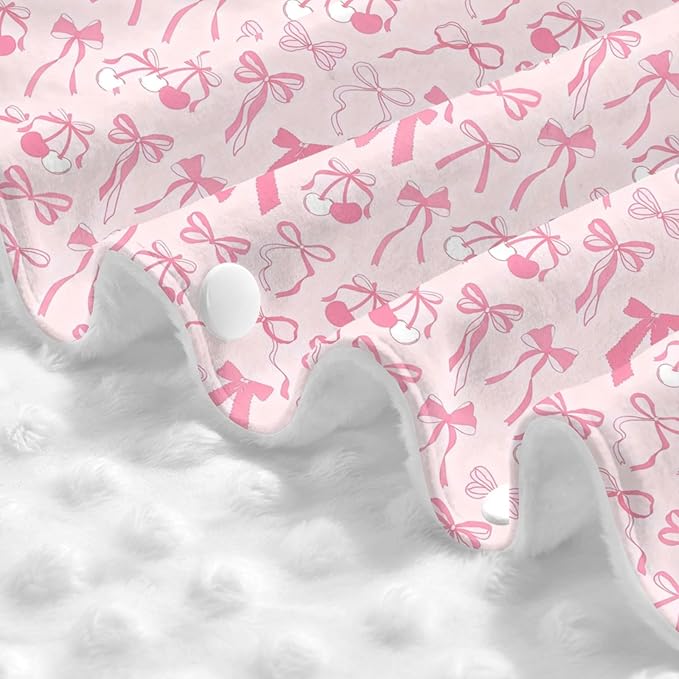 Pink Bow Baby Car Seat Canopy Cover Multi Use Shower Gift, Nursing Cover for Mom Nursing Covers, Bow Baby Stuff Items