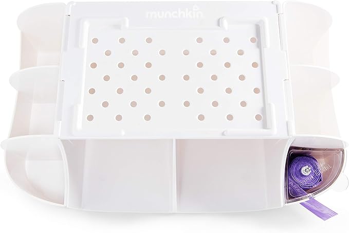 Munchkin® Diaper Change Organizer, Green/White (Pack of 6)