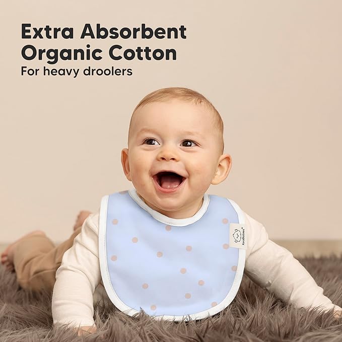 8-Pack Organic Baby Bibs for Boys, Girls - Soft Cotton Drooling and Teething Bibs for Baby Girl & Boy, Extra Absorbent, Easy to Clean & Put On for Toddler, Newborn, Infant 0-24 Months (Constellation)