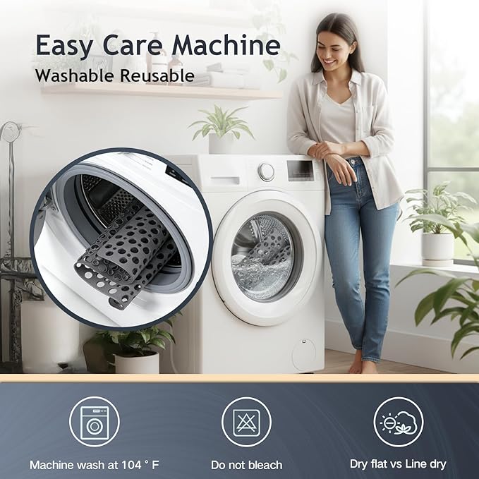 TONBELYCH Non Slip Bath Mat for Shower & Bathtub - 30x17 Inch with Strong Suction Cups and Drain Holes, Quick-Dry, Machine Washable Floor Mat for Elderly, Kids & Pets