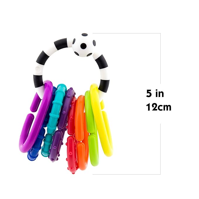Sassy Ring O Links, Links for Stroller or Carrier Seat, 0+ Months, 9 Piece Set (Pack of 2)