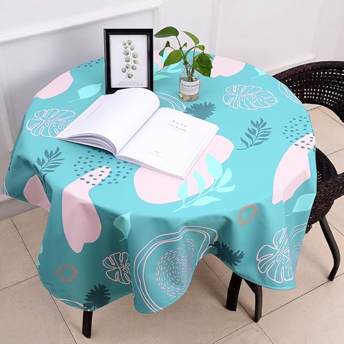 Splat Mat for Under High Chair/Arts/Crafts, WOMUMON Washable Spill Mat Waterproof Anti-Slip Floor Protector Splash Mat, Messy Mat and Table Cloth