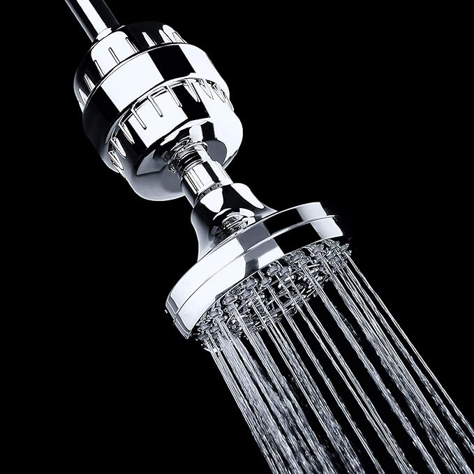 Aquabliss High Output Revitalizing Shower Filter - Reduces Dry Itchy Skin, Dandruff, Eczema, and Dramatically Improves The Condition of Your Skin, Hair and Nails - Chrome (SF100)