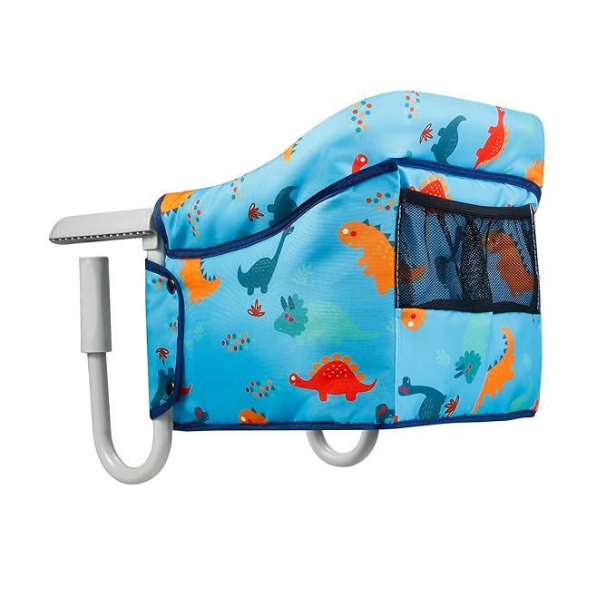 PandaEar Quick Clip On High Chair with Storage Bag, Portable High Chair That Attaches to Table, Hook On Baby Seat for Table