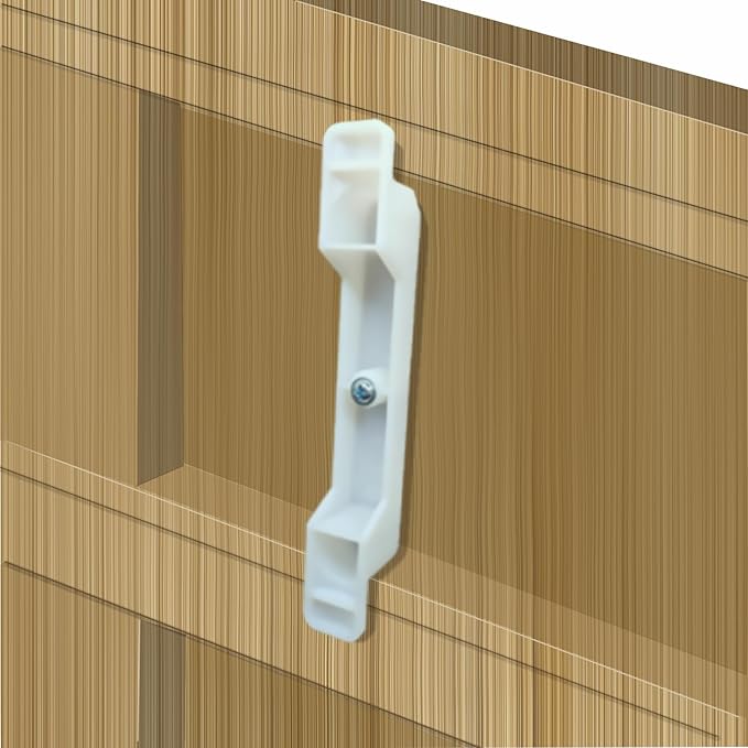fallingstar 2 Sets (4 clips) False Front Connector & Cabinet Clips 4 1/2 Opening Fake Drawer Clips Complete Set Including Screws