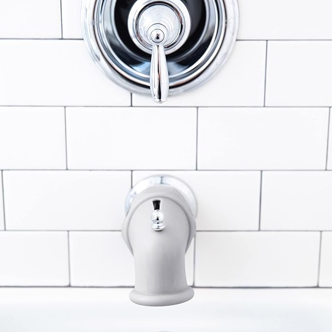 Ubbi Baby Bathtub Spout Guard Cover Faucet Safety Cover for Baby or Toddler Gray