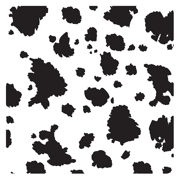 BapronBaby Cowhide Splash Mat - Waterproof Catch-All for Under High Chairs, Floors, Tables, Playtime or Arts & Crafts - Machine Washable - 45" x 45”
