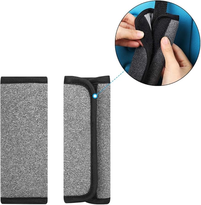 Accmor Car Seat Strap Covers for Baby Kids, Car Seat Strap Covers Shoulder Pads, Soft Seat Belt Covers for All Car Seats, Pushchair, Stroller