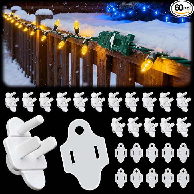 60 Sets Weatherproof Gaskets and Plug Covers Outdoor Waterproof Outlet Plug Covers Extension Gfci Electric Cord Protectors Christmas Lighting Installation Weatherproof Gaskets Kits Stop Gfci Tripping